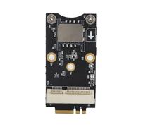 Adaptateur M.2 vers Mini PCI-E,Adaptateur de module WiFi,Clé M.2 A/E vers adaptateur de module Mini PCI-E,Adaptateur PCI-E avec emplacement pour carte SIM,Adaptateur de module Mini PCI-E,Carte d'exten