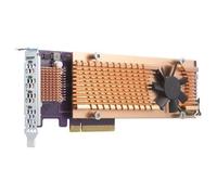 Adaptateur M.2 vers PCI - QNAP - QM2-4P-384 - Noir - PCI - Format M.2