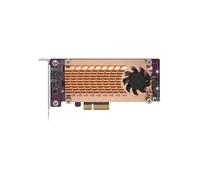 Adaptateur M.2 vers PCI - QNAP SYSTEMS - QM2-2S-220A - Or - PCIe 2.0 - M.2 22110/2280