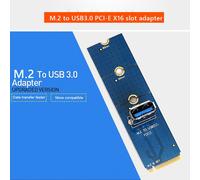 Adaptateur M.2 vers USB 3.0, convertisseur de carte PCI Express, pour ordinateur de bureau BTC Miner, PCI-E X16