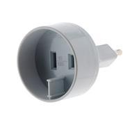Adaptateur M Euro / F USA Blanc