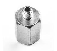 Adaptateur M10 vers M14 pour meuleuse d'angle et polisseuse | Convertisseur d'interface de foret fileté en métal | Compatible avec les outils M14 x 2,0 mm et M10 x 0,5 mm (M14 à M10)