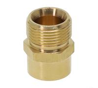 Adaptateur M22 vers G 3/8 femelle en laiton, convient pour une connexion rapide pour les nettoyeurs haute pression et les tuyaux