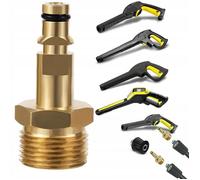Adaptateur M22 vers Quick Connect - Raccord Rapide | Filetage M22x1,5 | Compatible avec Kärcher K2-K7