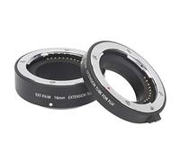 Adaptateur Macro Bague Allonge 10mm 16mm Autofocus pour Fuji X Mount | Matériau en alliage d'aluminium et plastique ABS traitement CNC contacts plaqués or compatible avec appareil photo hybride
