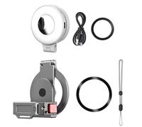 Adaptateur magnétique avec éclairage d'appoint pour support de téléprompteur DJI Pocket 3