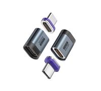 Adaptateur Magnétique Type-C 24 Broches 8K/40Gbps 240W avec Tête Magnétique Type-C, compatible avec Huawei, Samsung, APPLE, Garmin