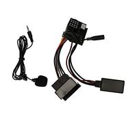 Adaptateur mains libres pour voiture RD4 BT avec câble audio AUX pour appels téléphoniques et micro 12 broches de remplacement pour modèles Peugeot Citroën Blaupunkt VDO
