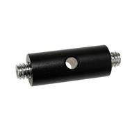 Adaptateur mâle 6,35 mm vers filetage 12 mm Tube de 4 mm Trou de fixation en aluminium pour éclairage photographique Trépieds Montage Connecteur double filetage
