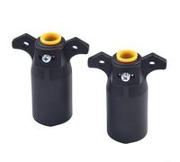 Adaptateur Mâle 7 Voies RV Crochets en V | Nylon pour robuste, crochets en V, de fixation, étanche, pour remorques de voyage
