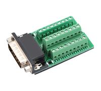 Adaptateur Mâle DB26 D-SUB 26 Broches Vers Connecteur de Carte de DéRivation Du Module de Signaux de Borne PCB avec Tapis Isolant