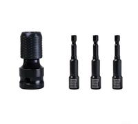 Adaptateur manchon à ressort 1/2" pour clé électrique avec douille à impact avec mécanisme de verrouillage automatique en acier au chrome vanadium pour un fonctionnement sûr et rapide (f)