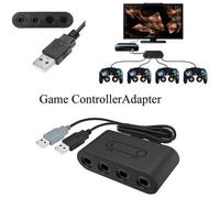 Adaptateur manette 4 Ports GameCube NGC Pour Wii U / Commutateur Nintendo / PC USB, Aucun Pilote Requis