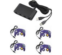 Adaptateur manette Gamecube sur Nintendo Wii U, Switch et PC + 4 manette Game cube Violet Violet https://www.fnac.com/mp43972247/Adaptateur-manette-Gamecube-sur-Nintendo-Wii-U-Switch-et-PC-4-manette-Game-cube-Violet/w-4?oref=91abb4a0-95af-6553-4f8a-cb5105769481