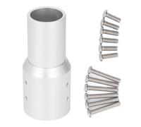 Adaptateur Mât Antenne Réducteur 2 Pouces Aluminium Gen2 V2 Finition Anti-Corrosion 6 Vis M6 Incluses pour Mâts TV Satellite Rectangulaire Haute Résistance