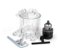 Adaptateur Meuleuse d'angle Boîtier de Guidage Support de Dresseuse Plaque de Base Transparente en et Métal pour, Adaptateur De Meuleuse D Angle en Affleureuse avec Mandrin