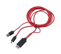 Adaptateur MHL Micro USB 5 broches vers HDMI HDTV 1080p pour Samsung Galaxy S2 i9100 N7000 i9220 HTC One Sony Xperia Z1 Z2