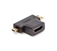 D2 Diffusion Adaptateur 0 micro et mini HDMI mâle vers HDMI femelle