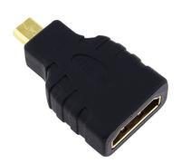 Adaptateur micro HDMI type D vers HDMI type A pour connecter l'appareil photo Sony DSC-RX100M2 à TV, HDTV, LCD, plasma, moniteur avec port HDMI - Prend en charge la 3D, 4K, 1440p, 1080p DragonTrading®