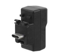 Adaptateur Micro pour Caméra Sport X4, 2 en 1 Type C + 3,5mm, Charge et Son Améliorés - Design Compact Invisible, Fixation Sécurisée, pour Enregistrement et Interviews