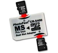 ADAPTATEUR MICRO-SD A MEMORY STICK PRO DUO - DUAL