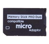 Adaptateur De Carte Mémoire Micro Sd Vers Memory Stick Pro Duo - Noir (Compatible Psp)