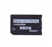 Adaptateur Micro SD vers Memory Stick Pro Duo - Carte Micro SD vers MS Pro Duo pour PSP, Appareil Photo Sony, Handycam - Jusqu’à 64 Go - Straße Tech®