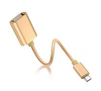 Adaptateur Micro USB à Type C, câble OTG, pour téléphone Samsung Sony Xiaomi Android, pour clé USB