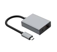 Adaptateur micro USB vers Ethernet gris compact pour les voyages d'affaires, le travail, connexion robuste haute vitesse, Plug and Play