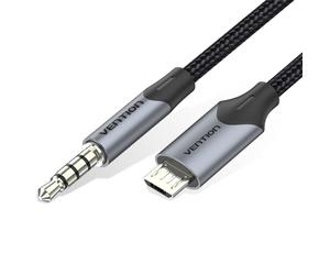 Adaptateur Micro-USB vers Jack 3.5 Vention CableTech - Connecteurs de haute qualité - USB 2.0 - Cou