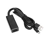 Adaptateur Micro-USB vers RJ45 Ethernet, Adaptateur LAN 10/100 Mbps, Adaptateur réseau USB Plug-and-Play avec Coque en Alliage d’Aluminium pour TV Stick et appareils Android