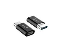 Adaptateur Micro USB vers USB Type C Charge et Synchro Noir