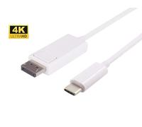 Adaptateur MicroConnect USB-C vers DisplayPort, câble de 2 m