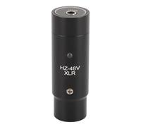 Adaptateur Microphone à Alimentation Fantôme 48 V vers XLR Mâle, écouteurs, Micros Lavalier, Micros à Condensateur pour Instrument pour Une qualité Sonore Supérieure