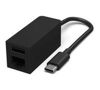 Adaptateur Microsoft USB-C vers Ethernet + USB-A Noir Noir G