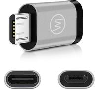 Adaptateur Microusb Vers Usb C Pour Lecteur De Carte - Adaptateur Pour Téléphone Portable/Tablette Otg Pour Transfert D'Images, Vidéo Et Données (Sans Fonction De Charge)[Z1755]