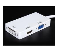 Adaptateur Mini-DisplayPort - GENERIQUE - HDMI, DVI & VGA - Noir - Connecte Mac/PC à écran
