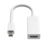 Adaptateur Mini DisplayPort Mâle vers HDMI Femelle Macbook 4K Full HD LinQ Blanc