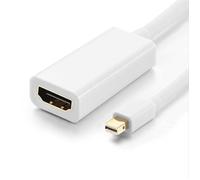 Adaptateur Mini DisplayPort vers HDMI - Blanc - HD 1920x1080p - Affichage multi-écrans - Design compact