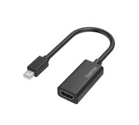 Adaptateur Mini DisplayPort vers HDMI - Hama - 00200332 - Ultra HD 4K - Noir - Câble vidéo