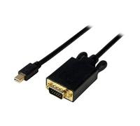 StarTech.com Adaptateur Mini DisplayPort vers VGA - Câble Display Port Mâle VGA Mâle 1920x1200 - Noir 1,8m