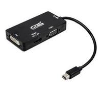 Adaptateur Mini DisplayPort vers VGA/DVI/HDMI 3 en 1 NANOCABLE 10.16.3302-BK Noir Noir G