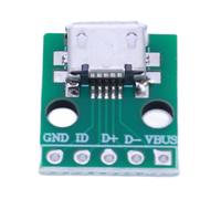 Adaptateur mini micro USB vers DIP husxh, connecteur femelle 5 broches type B, convertisseur PCB, plaque d'essai, plaque de commutation, SMT, siège