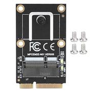 Adaptateur Mini PCI-E pour M.2 Wifiavec Interface D'antenne 4, Performances Stables pour Carte WLAN sans FilAX200 9260 8265 8260