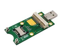 Adaptateur Mini PCI-E vers USB, avec fente pour carte SIM, pour Module WWAN/LTE