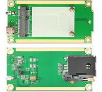 Adaptateur Mini PCIe Industriel 4G LTE vers USB (Type C 3.1) avec Emplacement pour Carte SIM pour Module WWAN/LTE 3G/4G Convient pour Applications M2M et IoT comme Le Raspberry Pi Caméra IP