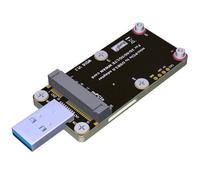 Adaptateur Mini-Pcie Vers Usb 3.0, Avec Deux Emplacements Pour Carte Sim, Prise En Charge Du Module 4g/5g/Lte, Pour Le Test De L'adaptateur Du Module Wwan