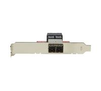 Adaptateur Mini SAS 2x SFF-8643 interne vers 2x SFF-8644 externe avec supports - 12 Gb/s - Panneau interne vers externe SAS - SAS 12Gbit/s - Disque