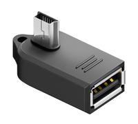 Adaptateur mini USB vers USB OTG en PVC-AV3 03 virage à gauche