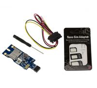 Adaptateur MiniPCIe vers USB 9 pin interne pour module WWAN LTE - Slot SIM 3G 4G